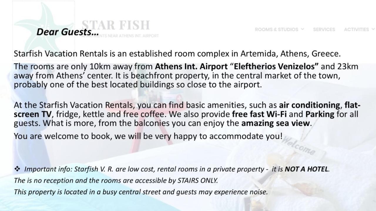 Starfish Vacation Rentals - Athens Int. Airport Artemida  Exterior photo